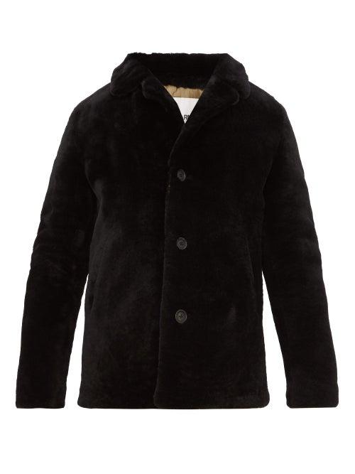 Matchesfashion.com Yves Salomon - Shearling Coat - Mens - Black