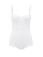 Matchesfashion.com Dolce & Gabbana - Cut Away Panelled Swimsuit - Womens - White