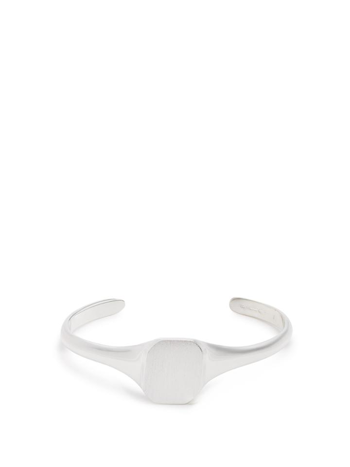 Maison Margiela Signet Sterling-silver Cuff