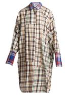 Matchesfashion.com Loewe - Oversized Checked Cotton Twill Shirt - Womens - Multi