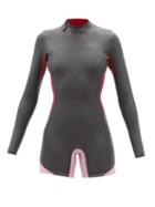 Ladies Beachwear Stockholm Surfboard Club - Christel 3/2mm Short Neoprene Wetsuit - Womens - Black Pink