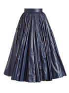 Matchesfashion.com Calvin Klein 205w39nyc - Extra Light Flared Midi Skirt - Womens - Navy