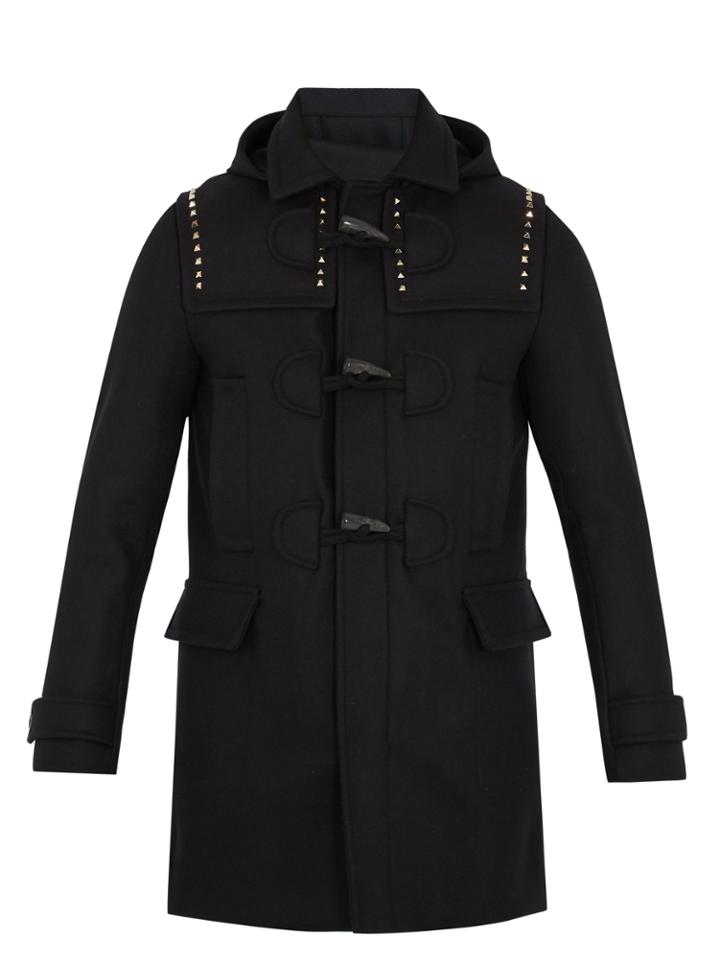 Valentino Rockstud Untitled #24 Wool Duffle Coat