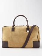 Loewe - Amazona 44 Suede Holdall - Mens - Gold Brown