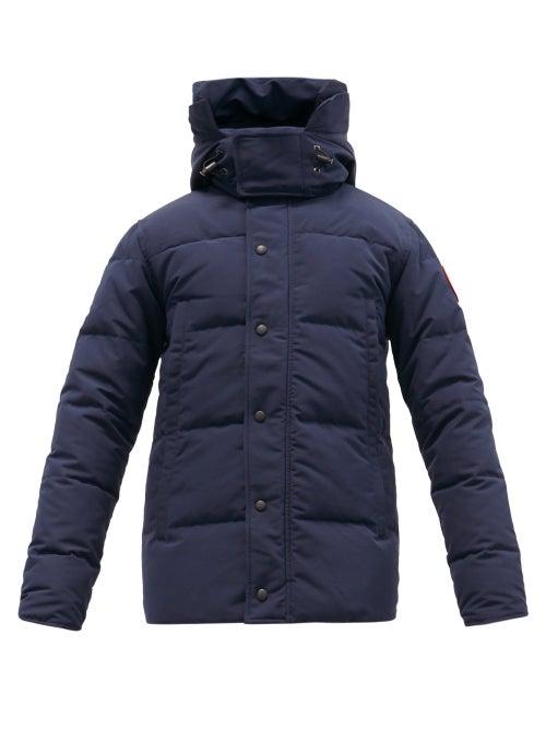 Matchesfashion.com Canada Goose - Wyndham Down-filled Parka - Mens - Navy