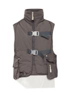 Matchesfashion.com A-cold-wall* - Hooded Technical Padded Gilet - Mens - Grey
