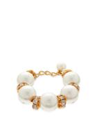 Matchesfashion.com Dolce & Gabbana - Faux Pearl Embellished Bracelet - Womens - Pearl