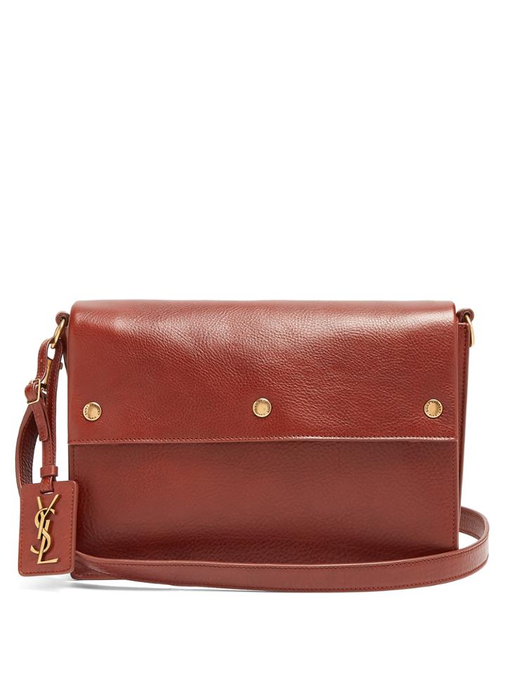 Saint Laurent Noe Grained-leather Cross-body Bag
