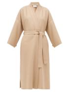 Matchesfashion.com Harris Wharf London - Dropped-sleeve Brushed-wool Coat - Womens - Camel