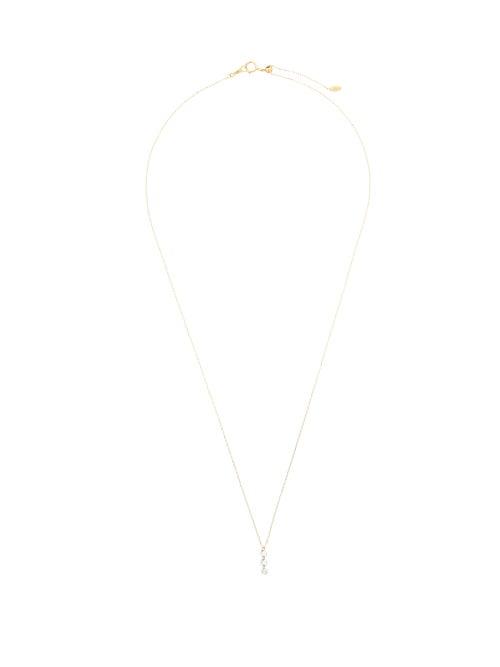 Matchesfashion.com Persee - Danae Triple-diamond & 18kt Gold Necklace - Womens - Yellow Gold