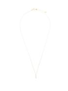 Matchesfashion.com Persee - Danae Triple-diamond & 18kt Gold Necklace - Womens - Yellow Gold