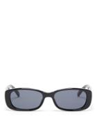 Matchesfashion.com Le Specs - Unreal! Rectangle Acetate Sunglasses - Womens - Black