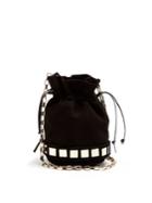 Tomasini Lucie Small Suede Bucket Bag