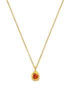 Elhanati - Oda Sapphire & 18kt Gold Necklace - Womens - Orange Gold