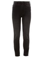 Matchesfashion.com Frame - Ali High-rise Skinny Jeans - Womens - Dark Grey