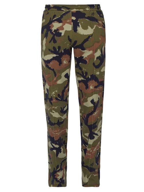 Matchesfashion.com Valentino - Cameo Art Print Track Pants - Mens - Green