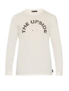 The Upside Crackle-print Long-sleeved T-shirt
