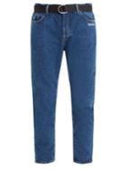 Off-white Logo-print Mid-rise Cropped Jeans