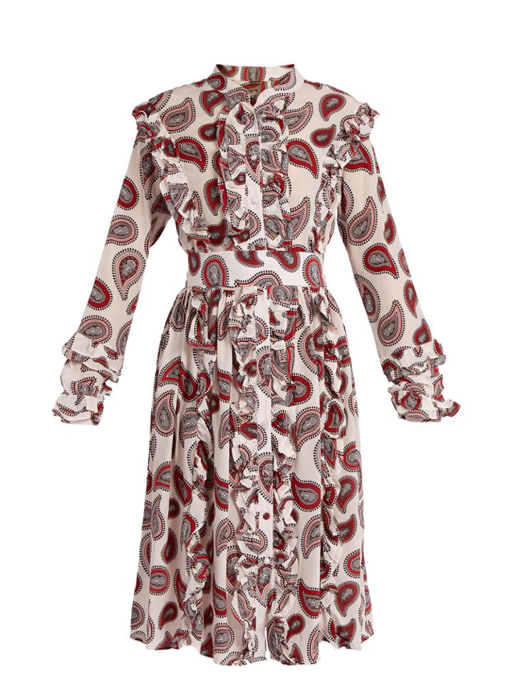 Dodo Bar Or Jagger Paisley-print Silk Dress