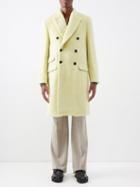 Erdem - Charles Alpaca-blend Coat - Mens - Yellow