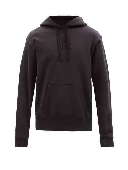 Altu - Logo-embroidered Cotton-jersey Hooded Sweatshirt - Mens - Black