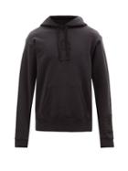 Altu - Logo-embroidered Cotton-jersey Hooded Sweatshirt - Mens - Black