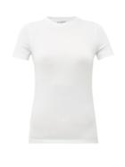 Matchesfashion.com Brunello Cucinelli - Embellished Stretch Cotton Jersey T Shirt - Womens - White