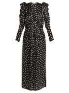 Attico Barcelona Floral-print Silk-chiffon Dress