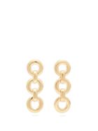 Matchesfashion.com Alta Ora - Small Circle Gold Vermeil Drop Earrings - Womens - Gold