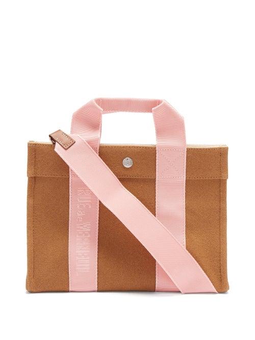 Rue De Verneuil - Tote S Wool-blend Flannel Tote Bag - Womens - Beige