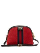 Matchesfashion.com Gucci - Ophidia Suede Cross Body Bag - Womens - Red Multi
