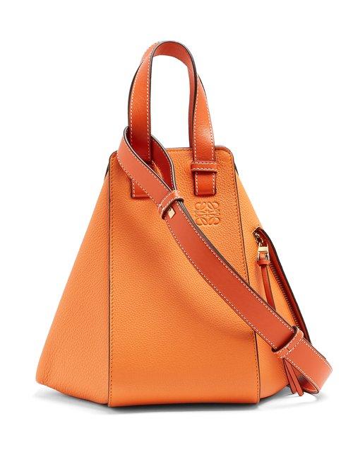Matchesfashion.com Loewe - Hammock Small Leather Tote - Womens - Orange