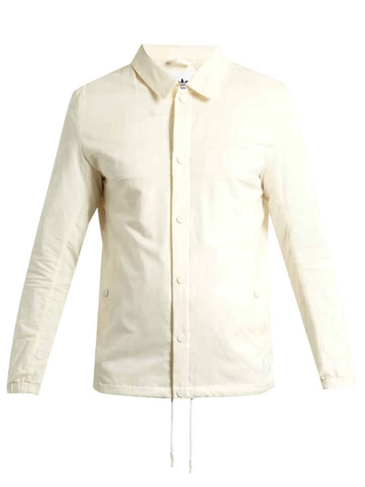 Adidas Originals By Wings + Horns Lightweight Cotton-blend Coach Jacket
