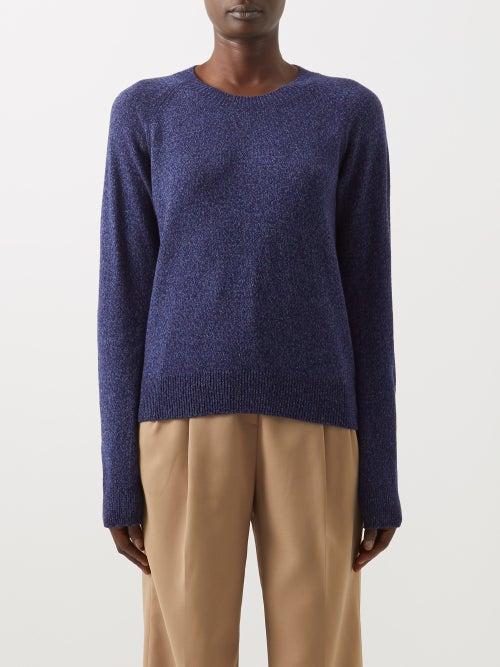 A.p.c. - Emily Wool-blend Sweater - Womens - Blue