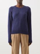 A.p.c. - Emily Wool-blend Sweater - Womens - Blue