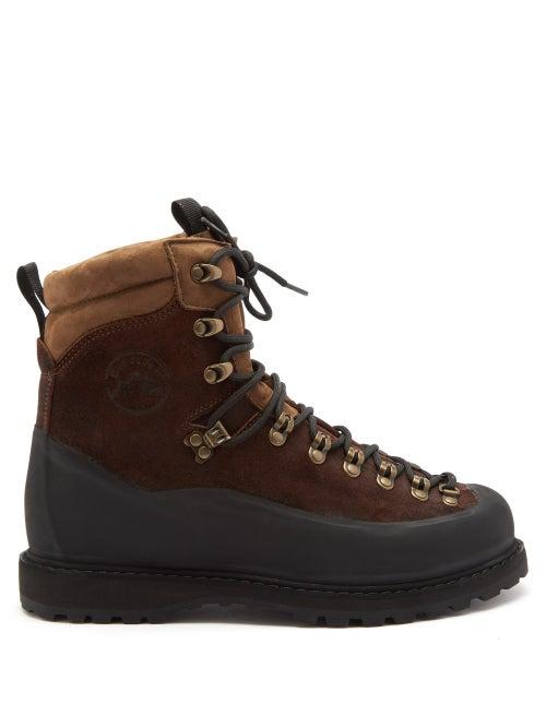 Diemme - Everest Suede Hiking Boots - Mens - Dark Brown