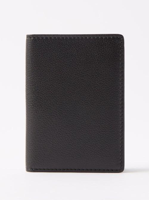 Mtier - Small Grained-leather Cardholder - Mens - Black
