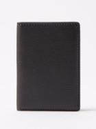 Mtier - Small Grained-leather Cardholder - Mens - Black