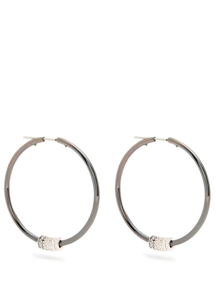 Spinelli Kilcollin Pegasus Gris Diamond & White-gold Earrings