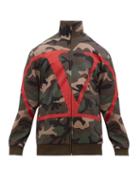 Matchesfashion.com Valentino - Go Logo And Camouflage Printed Jacket - Mens - Khaki