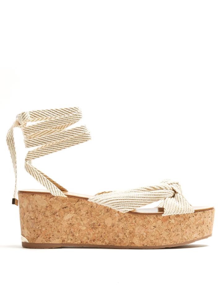 Jimmy Choo Norah Rope Flatform Sandals