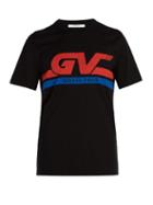 Matchesfashion.com Givenchy - Logo Print Cotton T Shirt - Mens - Black