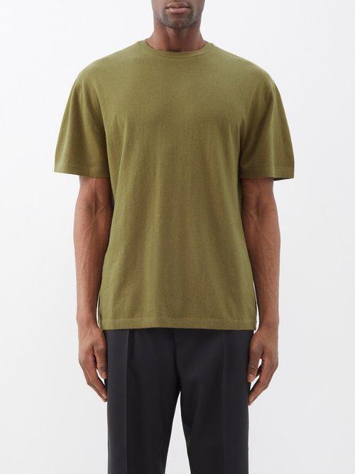 Extreme Cashmere - No.269 Rik Cotton-blend T-shirt - Mens - Khaki