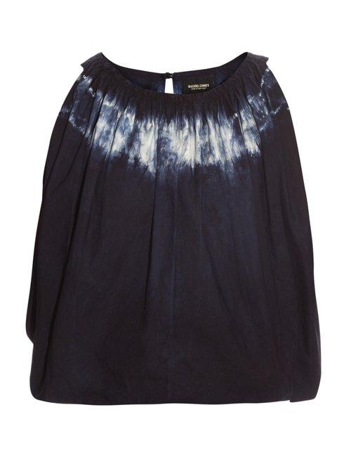 Matchesfashion.com Rachel Comey - Antic Tie Dye Cropped Top - Womens - Blue White