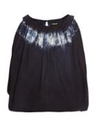 Matchesfashion.com Rachel Comey - Antic Tie Dye Cropped Top - Womens - Blue White