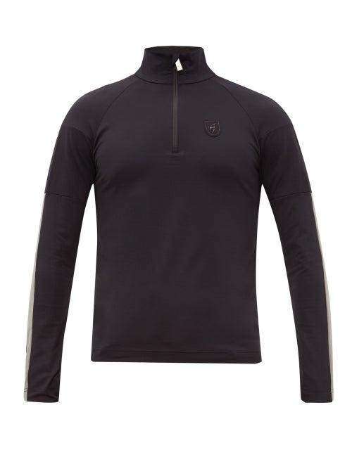 Matchesfashion.com Toni Sailer - Leon Half Zip Technical Thermal Top - Mens - Black