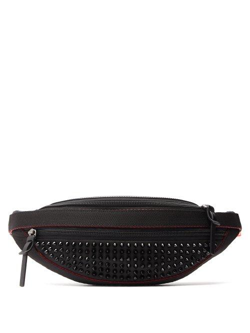 Matchesfashion.com Christian Louboutin - Parisnyc Spike Embellished Cross Body Bag - Mens - Black Multi
