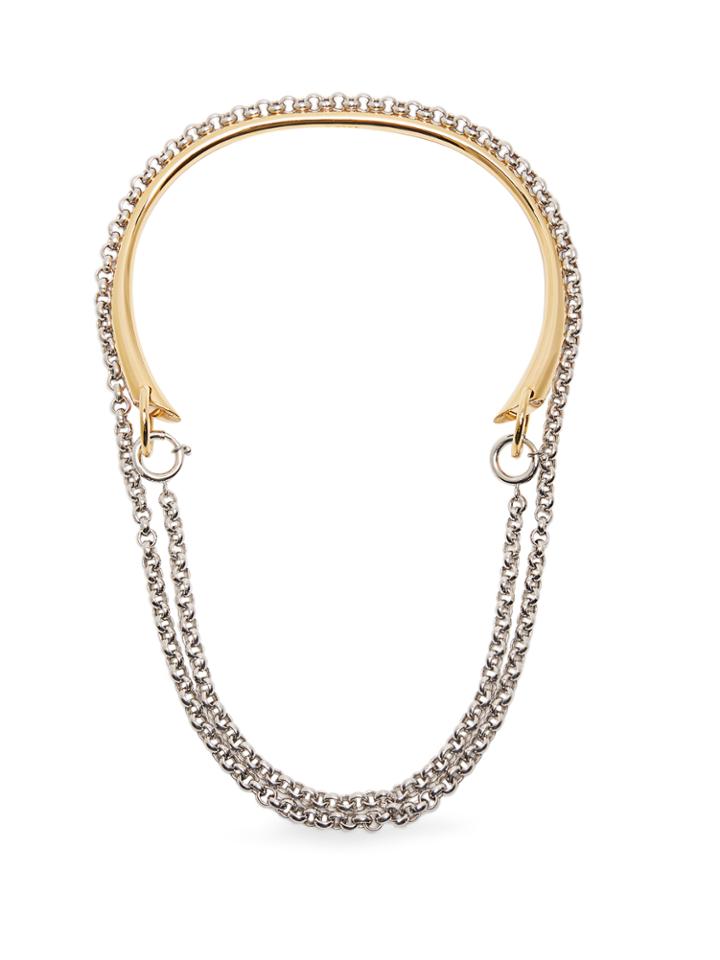 Charlotte Chesnais Briska Silver & Gold-plated Necklace
