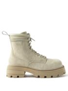 Eytys - Michigan Square-toe Suede Boots - Mens - Beige