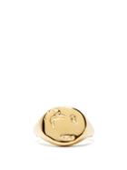 Matchesfashion.com Pearls Before Swine - Abstract Surface Gold Signet Ring - Mens - Gold
